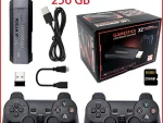 X2 Plus 256G 50000 Game GD10 Pro 4K Game Stick 3D HD Retro Video Game Console Wireless Controller TV 50 Emulator For PS1/N64/DC